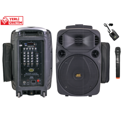 West Sound Tks-12Dc Portatif Şarjlı Mikserli Amplifikatör