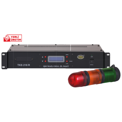 TKS 218 R Işıklı Okul Zil Saati